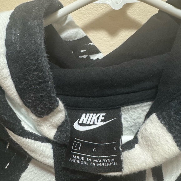 Vintage Nike Allover Print Swoosh Logo Hoodie - Picture 5 of 6